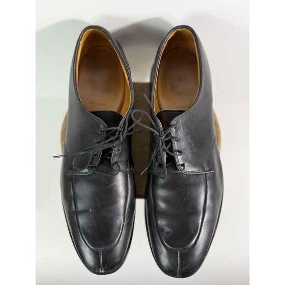 Allen Edmonds Kennett Men's Oxford Split Toe Derby Leather Black Size 13 B 9504! - Picture 1 of 12